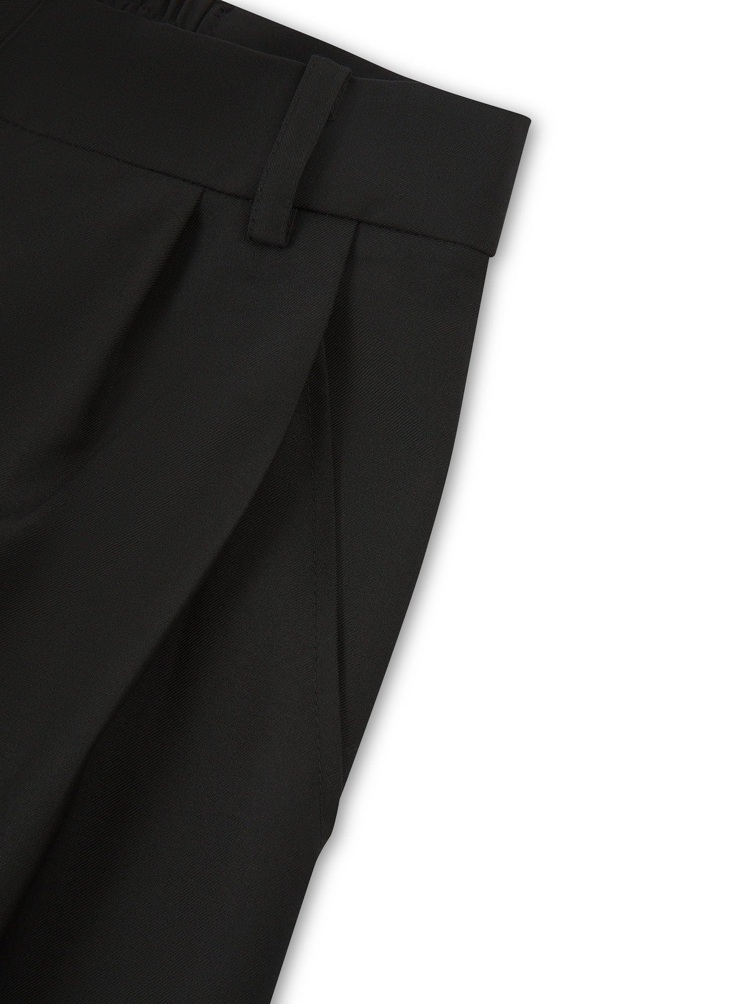 'SAMANTHA' DEEP PLEAT WIDE LEG TROUSERS BLACK - Image 7